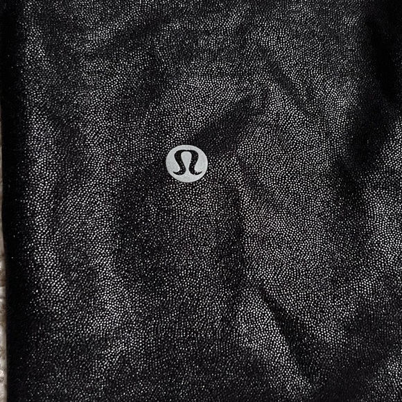 Lululemon Wunder Train HR Tight 25” Foil Black Size 12 - Picture 3 of 4